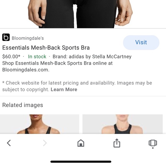 🖤Stella McCartney Adidas sports Bra - Picture 3 of 4